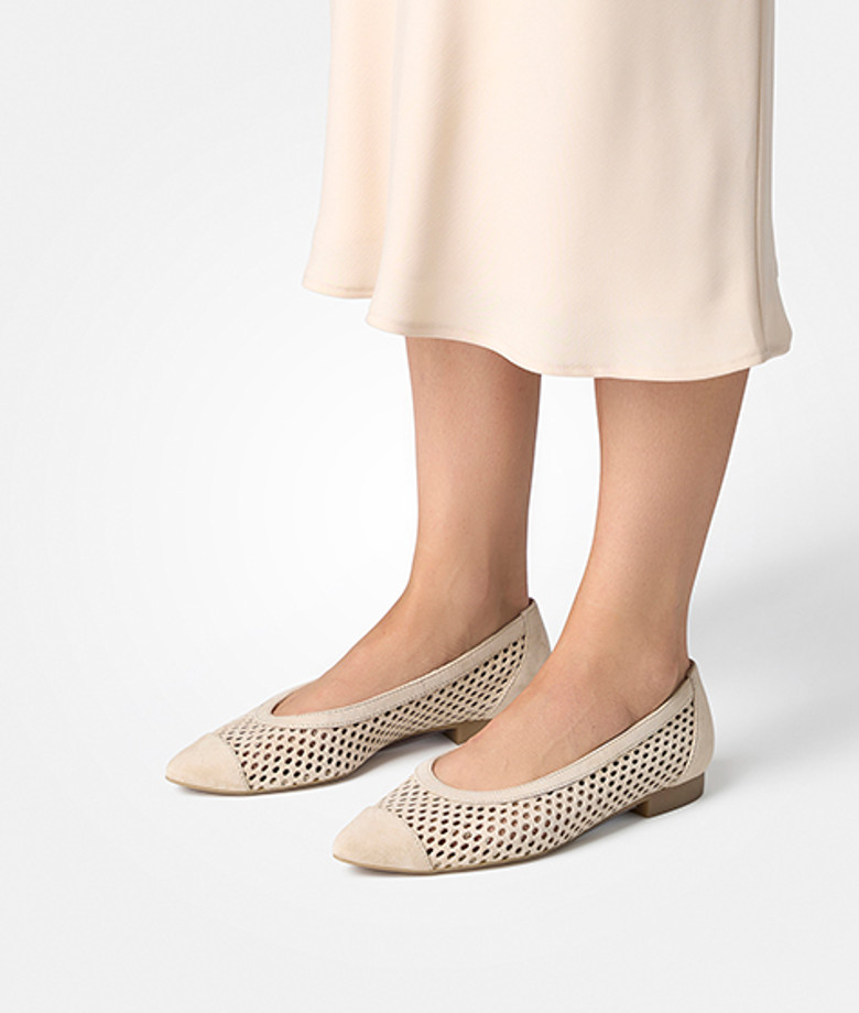Paul Green 1215-039 ballerina in beige