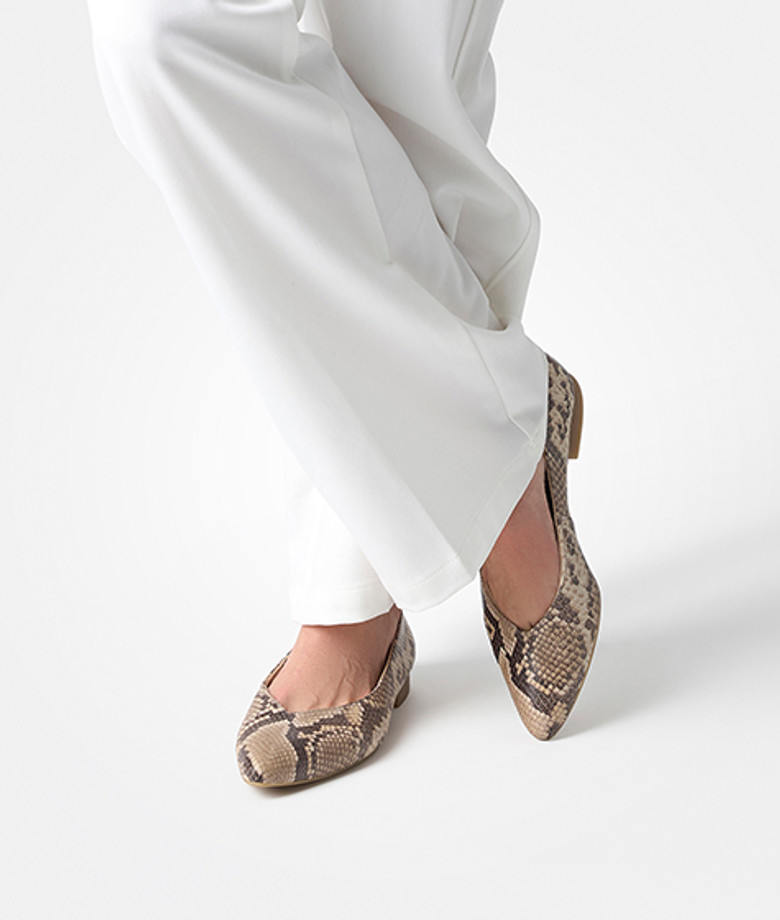 Paul Green 3772-209 ballerina in beige