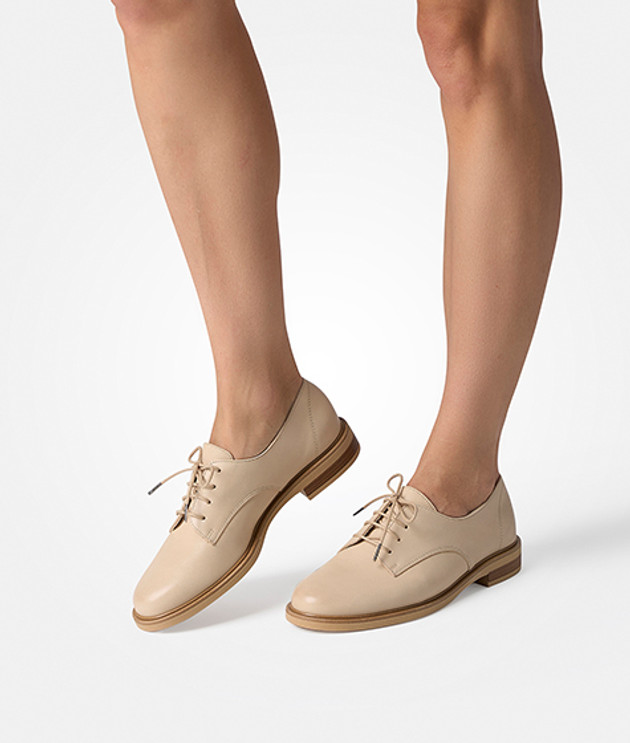 Paul Green 1073-049 scarpe stringate in beige