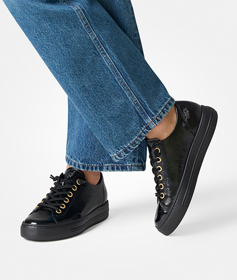 Sneaker Paul Green 4081-598 in nero