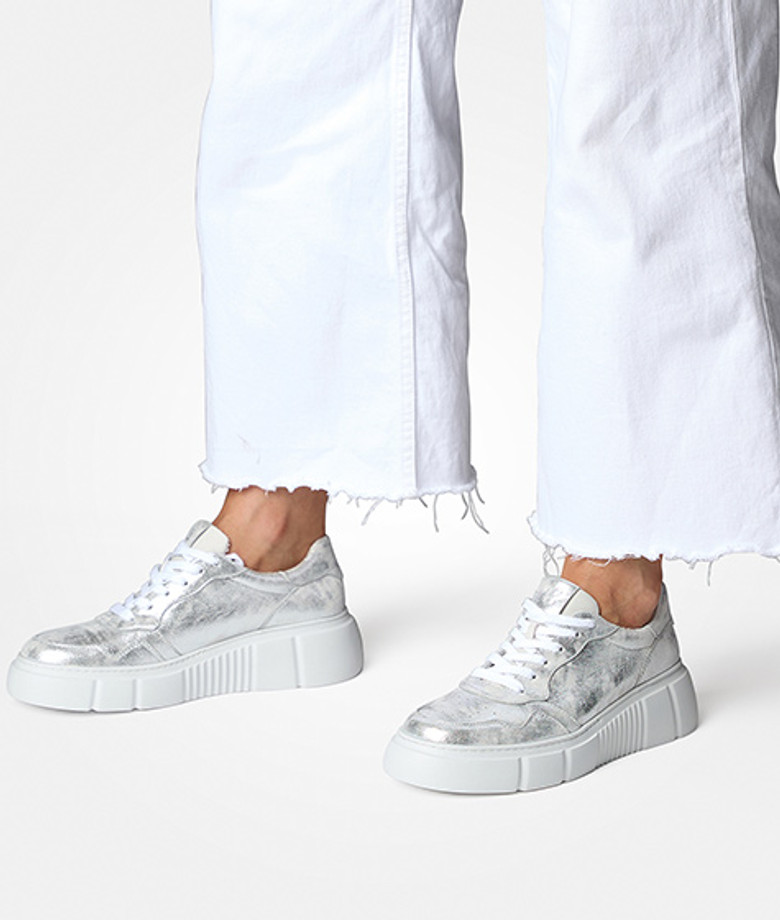 Paul Green 5401-037 - sneaker in argento