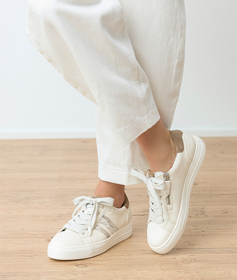 Scarpe da ginnastica Paul Green 5539-009 in bianco