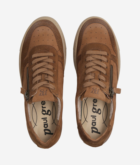 Paul Green Sneaker in bruin het grootste aanbod online