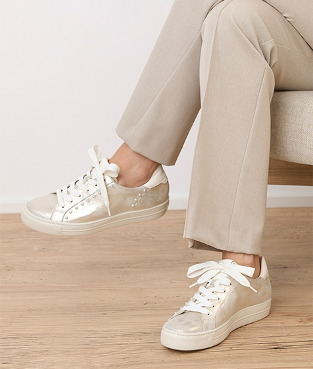 Sneaker Paul Green 5549-019 in metallo
