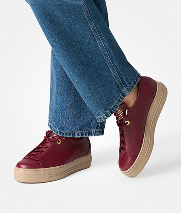 Sneaker Paul Green 5017-438 di colore rosso