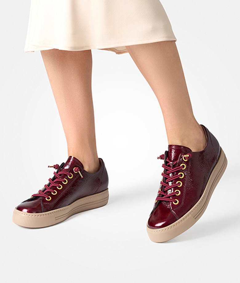 Sneaker Paul Green 4081-588 di colore rosso