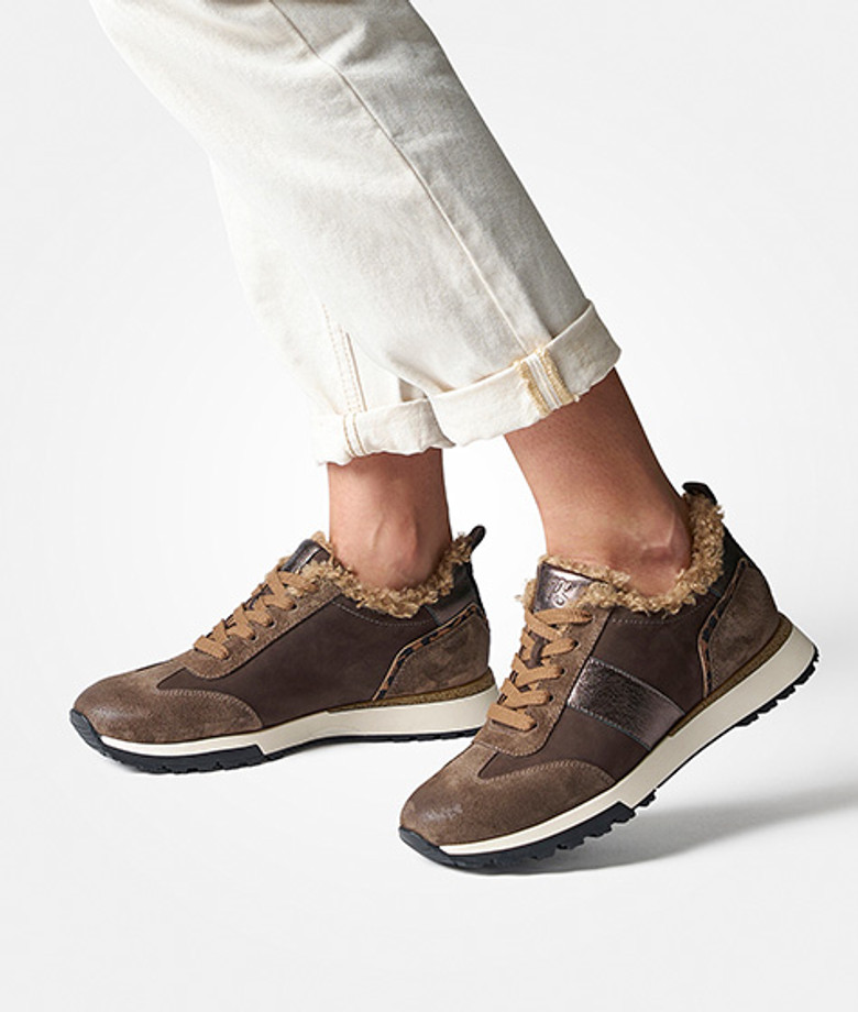 Paul Green 5365-006 fodera calda in marrone