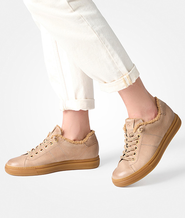 Paul Green 5445-028 fodera calda in beige
