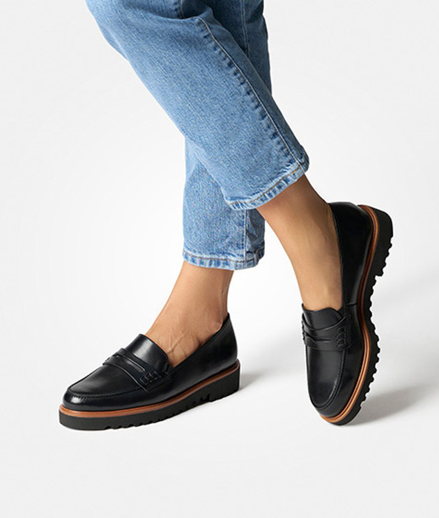 Paul Green 2694-012 Slipper & Mokassin in schwarz