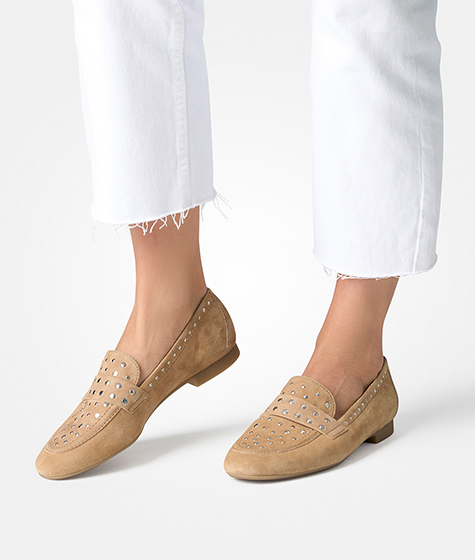 Paul Green Mocassin Olsen Stijlvol en Comfortabel Blue Dames