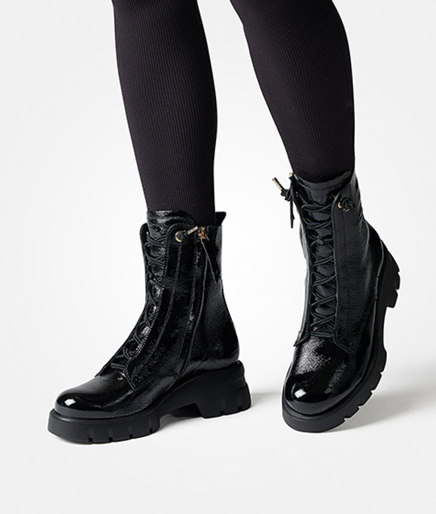 Stivali Paul Green 8216-026 in nero