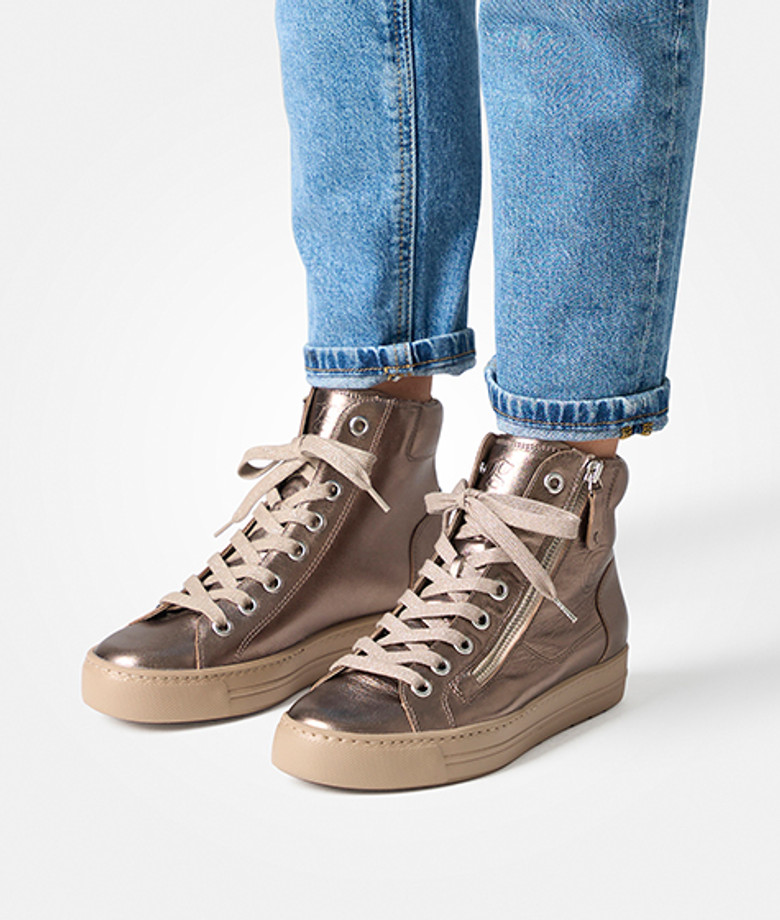 Sneaker Paul Green 4024-308 in metallo