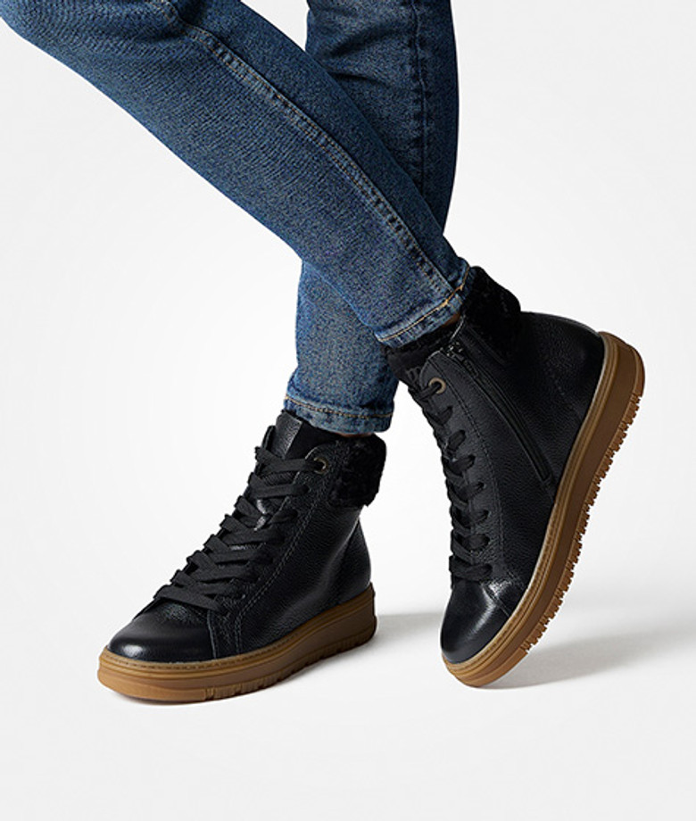 Paul Green 5379-016 fodera calda in nero