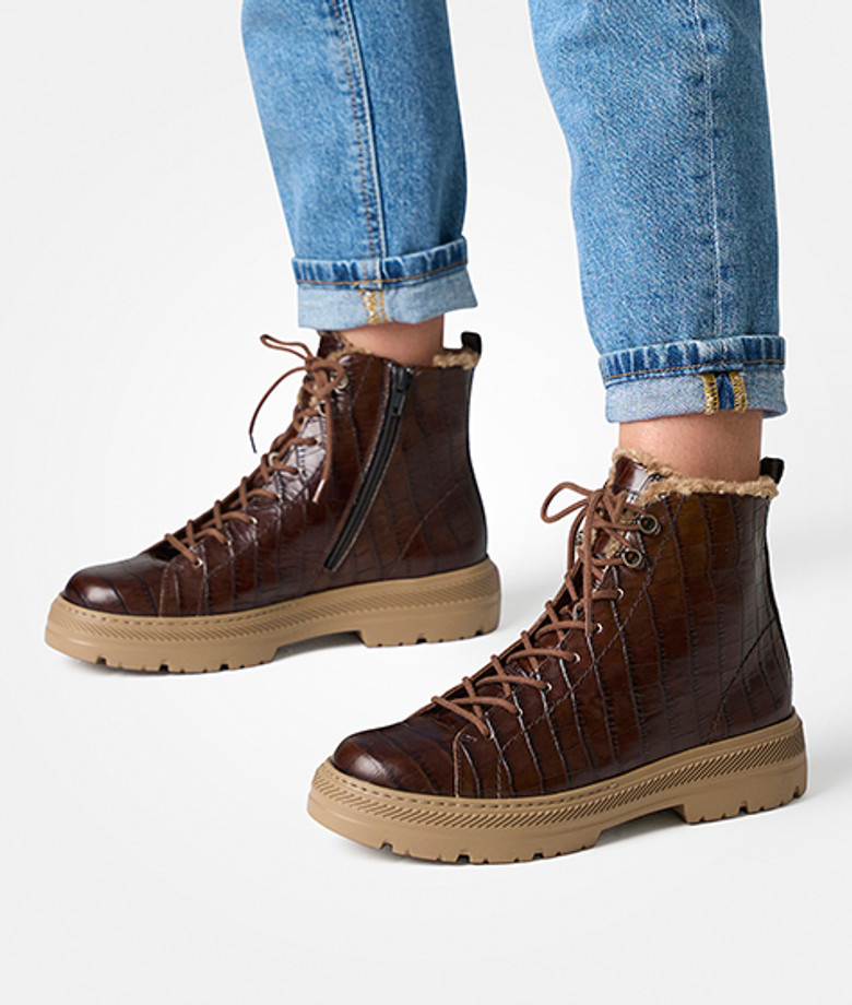Paul Green 5287-108 fodera calda in marrone