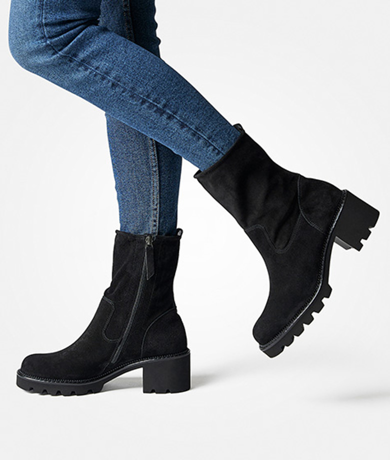 Paul Green 8133-016 stivaletti in nero