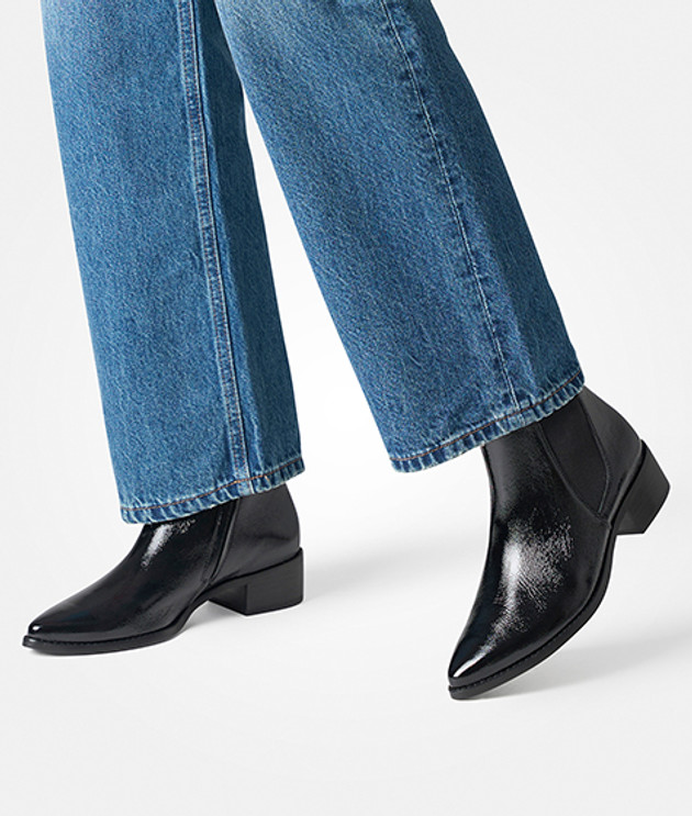 Paul Green 8271-038 stivaletti in nero
