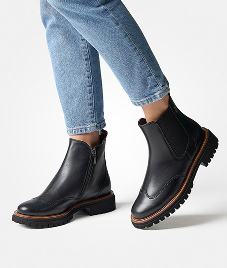 Paul Green 8119-006 stivaletti in nero