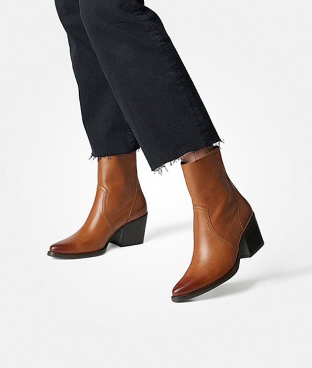 Paul Green 8075-014 stivaletti in marrone