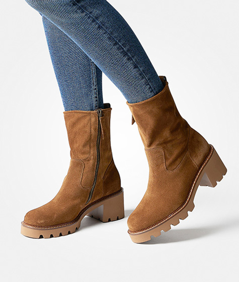 Zwarte PAUL GREEN Veterboots 8198