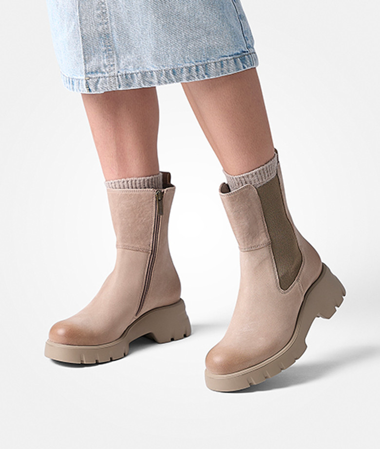 Paul Green 8104-078 stivaletti in beige