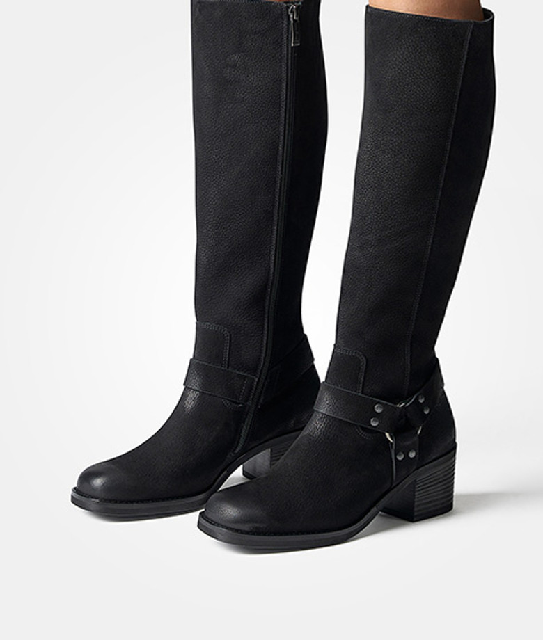 Stivali Paul Green 8196-016 in nero