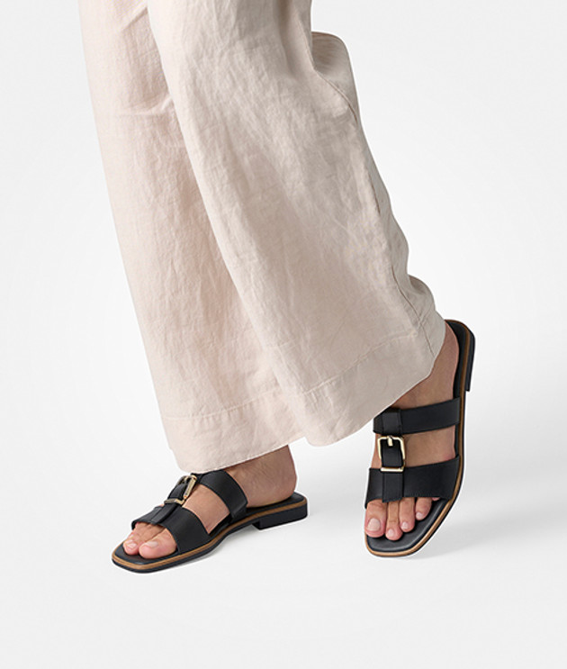 Sandali Paul Green 6188-009 in nero