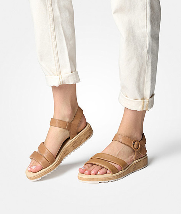 Paul Green 6112-015 sandali in marrone