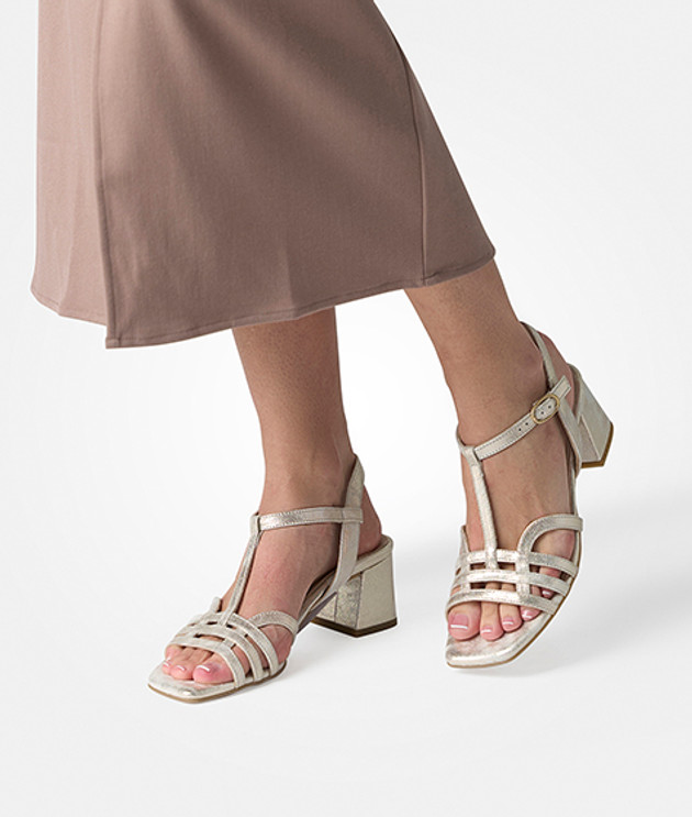Paul Green 6197-009 sandali in metallo