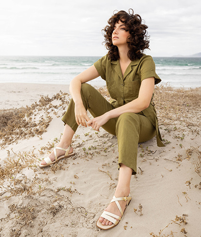 Sandali Paul Green 6096-077 in oro
