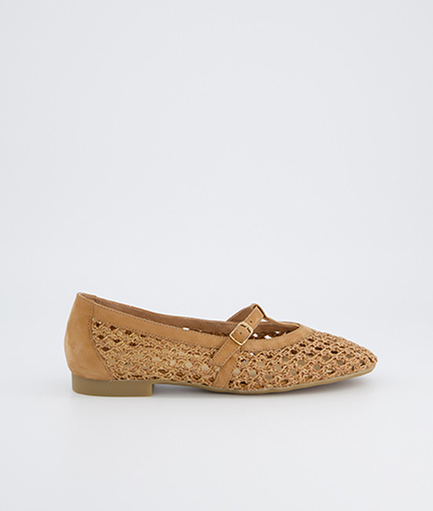 Paul Green 1143-010 ballerina in marrone