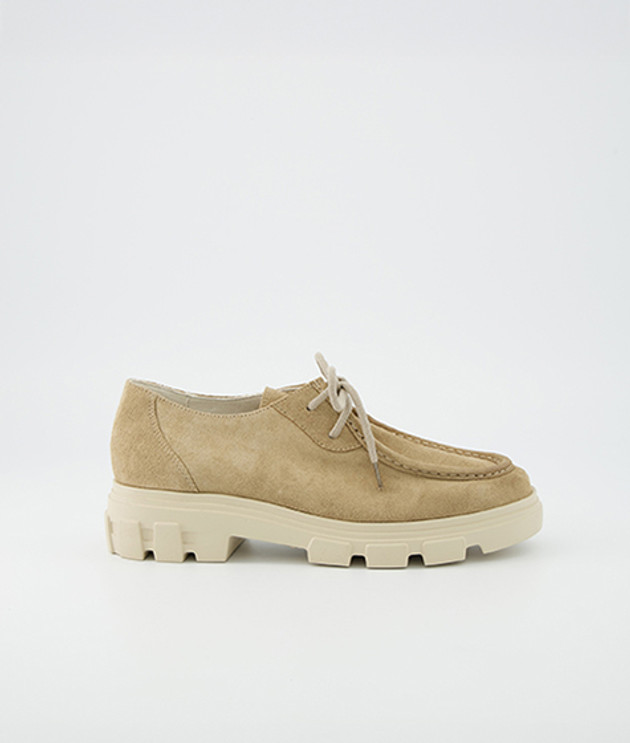 Paul Green 1183-049 scarpe stringate in beige