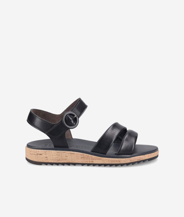 Sandali Paul Green 6112-025 in nero