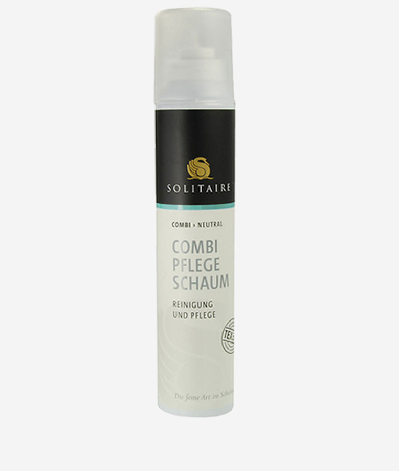 Solitaire Combi Care Schiuma per scarpe in bianco
