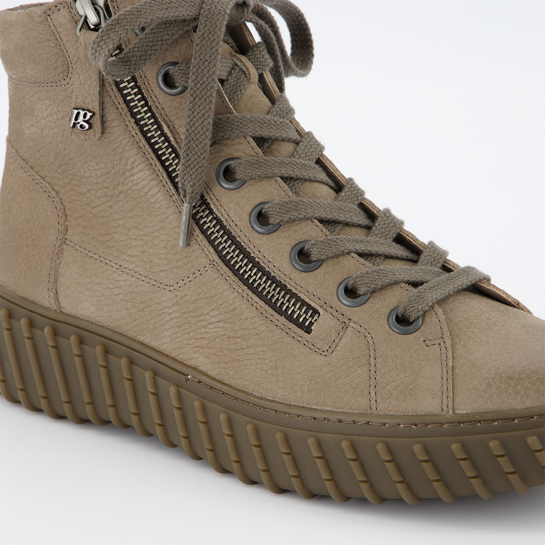 Paul Green 5446-040 Gevoerde schoenen in taupe online kopen